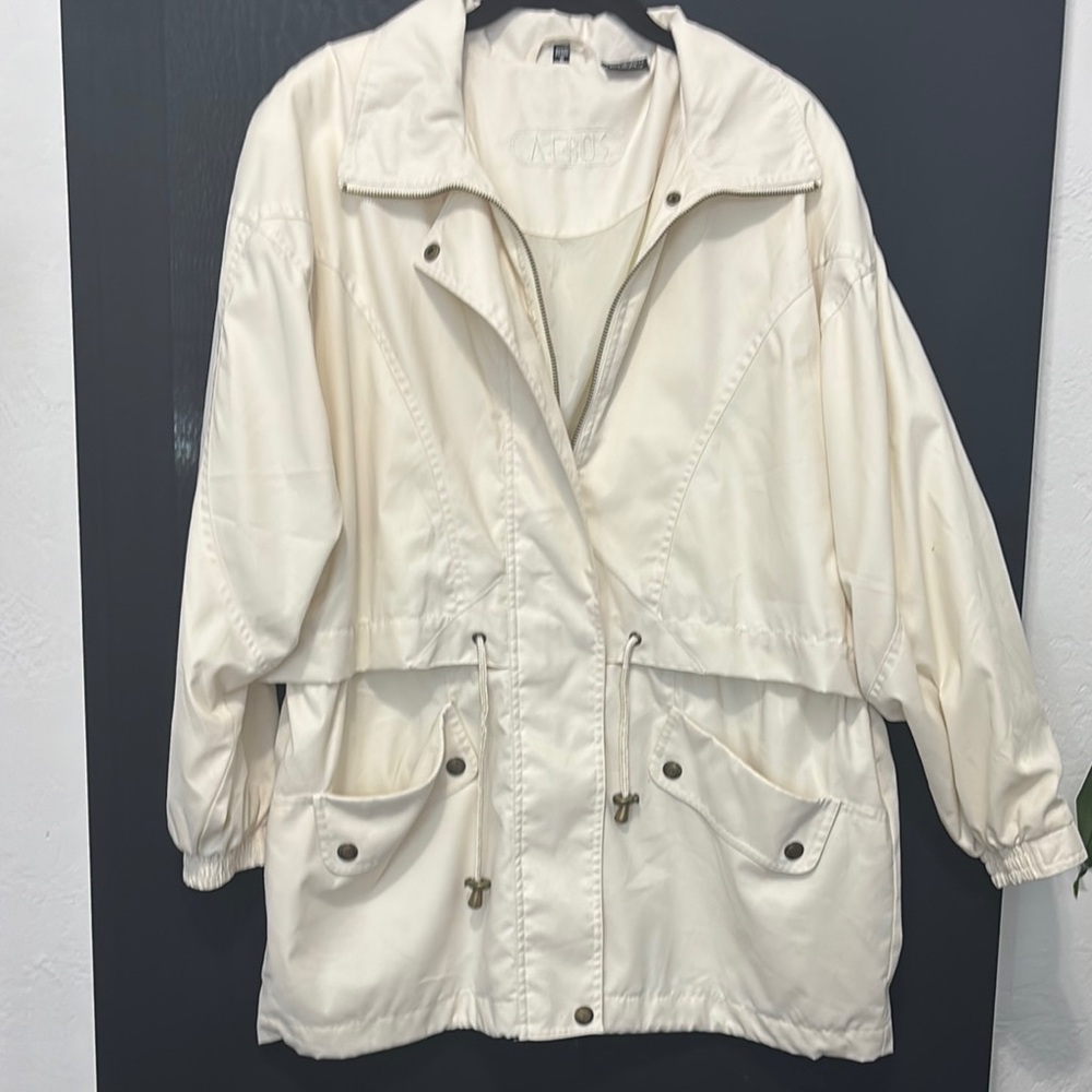 Women's Cream Utility Jacket
